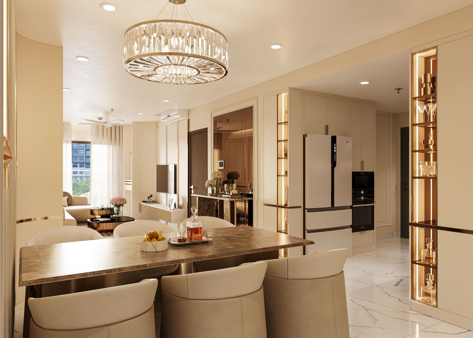 Dự án Sky Celadon chị Hà | bản giao hưởng của những đường cong và sự tinh tế