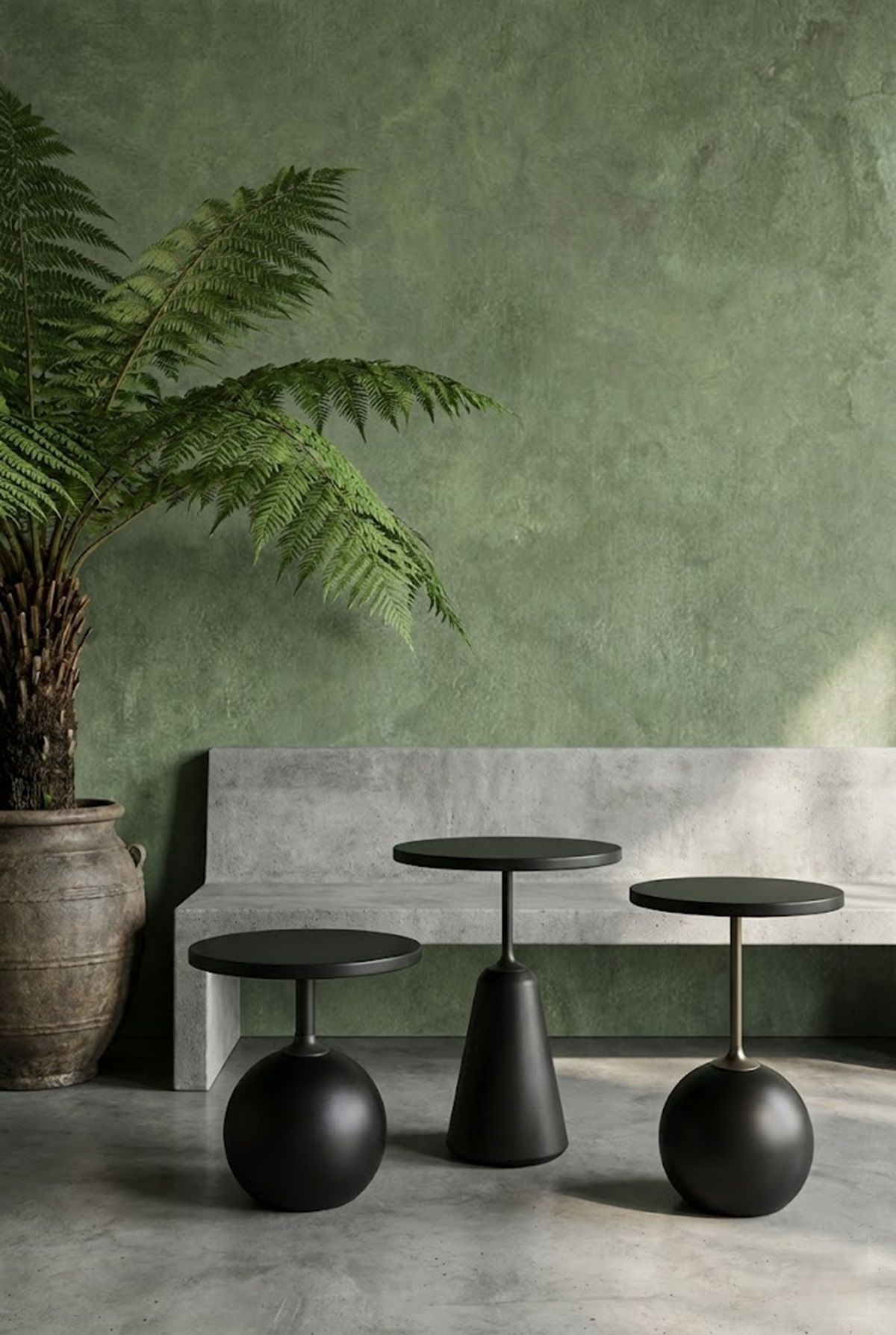 Bàn Trà Xi Măng: Chi tiết ‘Thô’ Làm Dịu Lại Không Gian Hiện Đại Và Sang Trọng