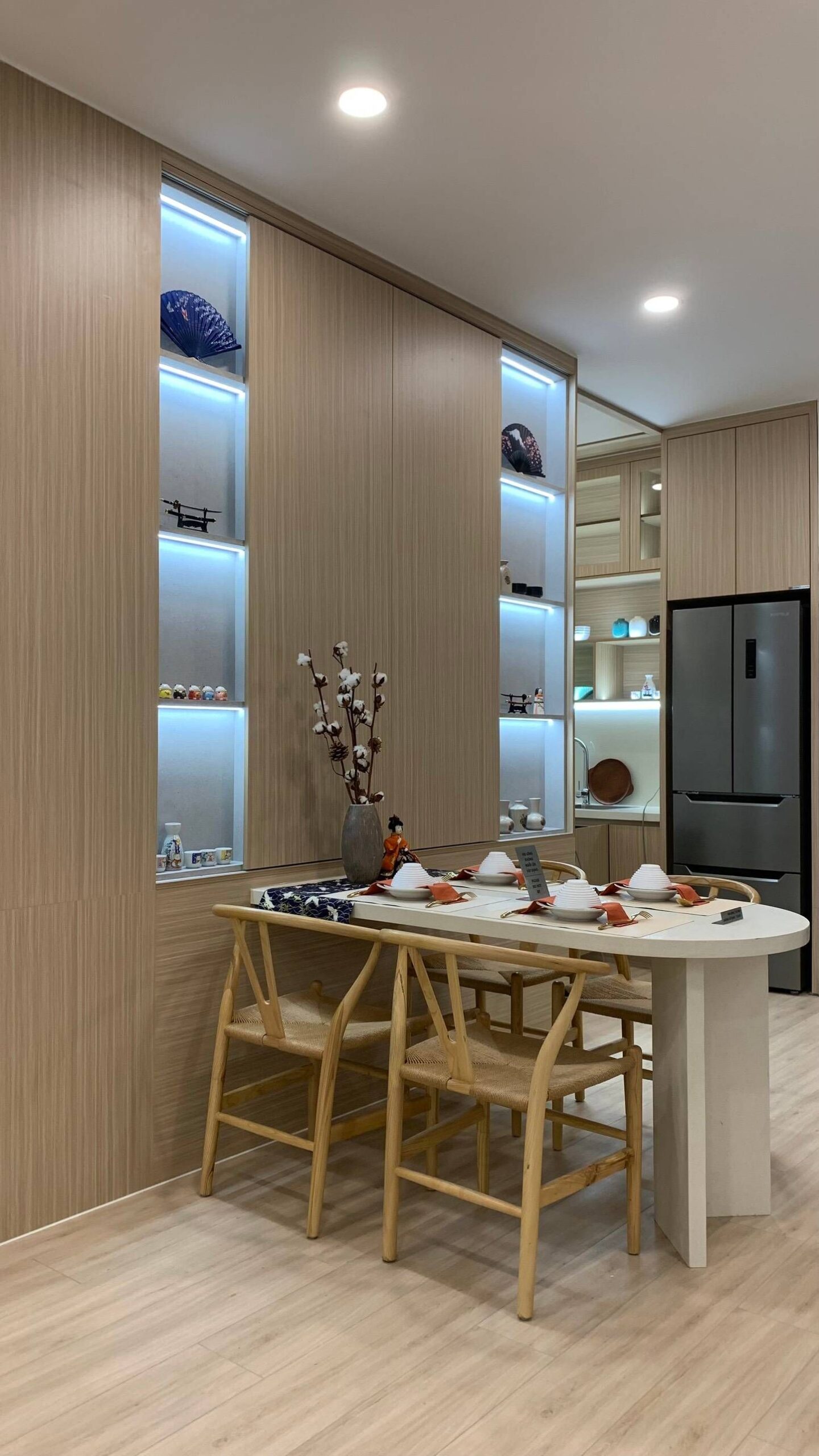 Dự án Gotec Bình Thạnh | bản giao hưởng của gỗ mộc và ánh kim sang trọng