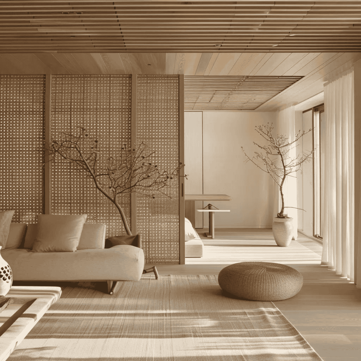 Giải Pháp Nới Rộng Không Gian Phòng Khách Chung Cư Dịp Tết Nhờ Nội Thất Thấp