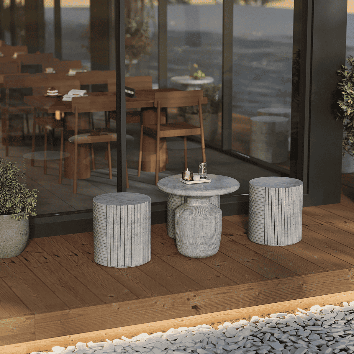 3 Lý Do Bàn Ghế Nội Thất Xi Măng Nhẹ Tốt Hơn Bạn Nghĩ