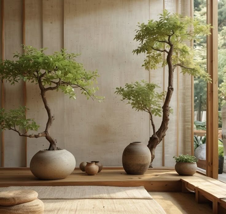 10 Mẫu Phòng Khách Wabi Sabi Đẹp Nhất Tết 2026