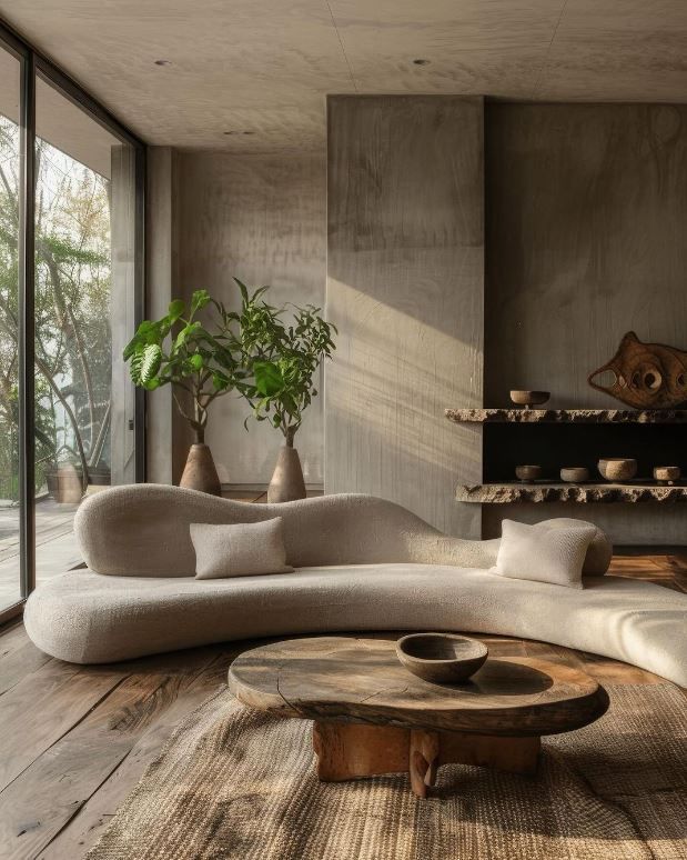 10 Mẫu Phòng Khách Wabi Sabi Đẹp Nhất Tết 2026