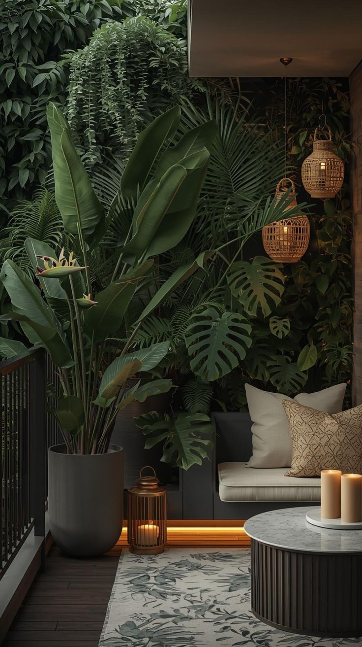 Decor: Biến Ban Công Chung Cư 3m² Thành “Resort Tại Gia” Đón Tết