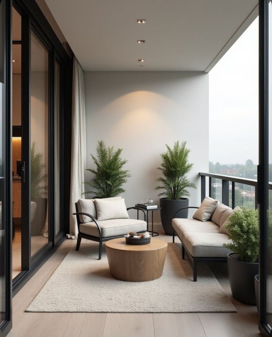 Decor: Biến Ban Công Chung Cư 3m² Thành “Resort Tại Gia” Đón Tết