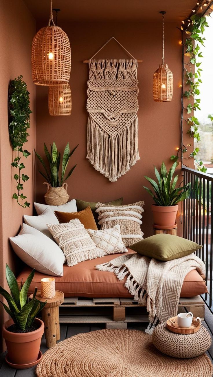 Decor: Biến Ban Công Chung Cư 3m² Thành “Resort Tại Gia” Đón Tết