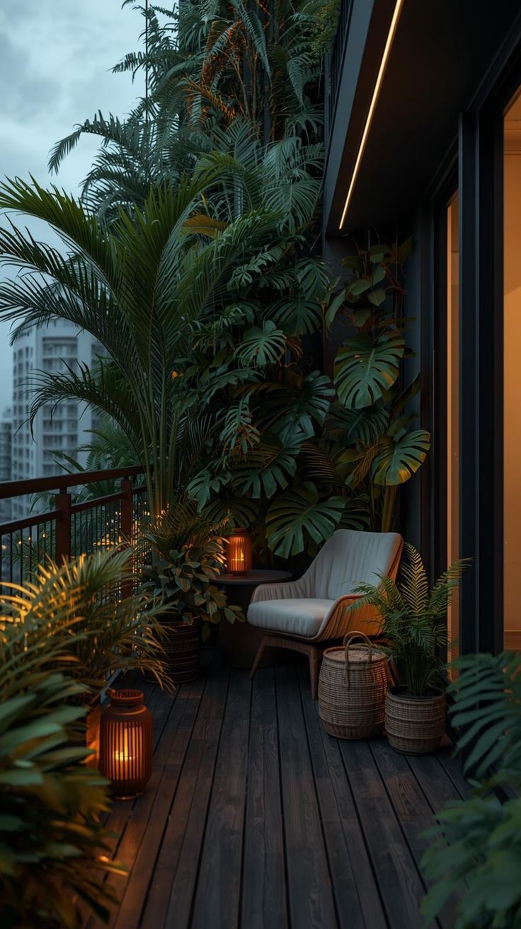 Decor: Biến Ban Công Chung Cư 3m² Thành “Resort Tại Gia” Đón Tết