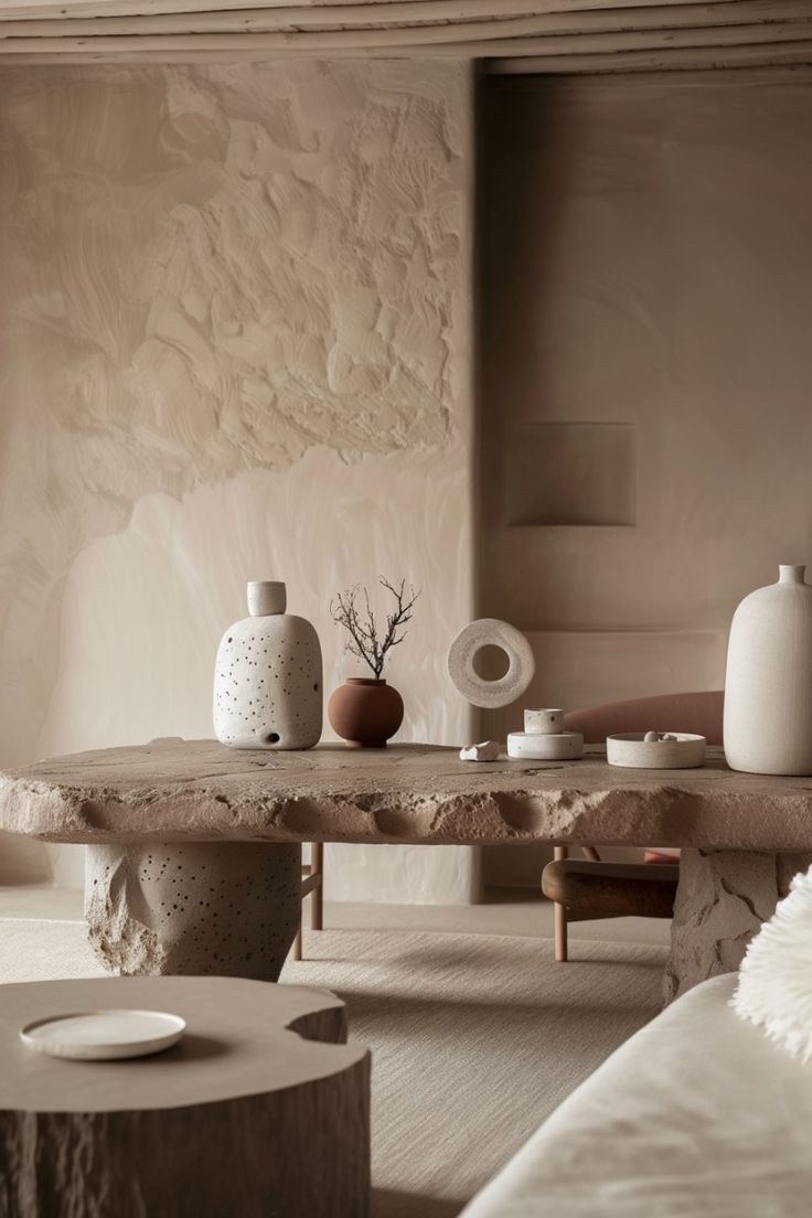 10 Mẫu Phòng Khách Wabi Sabi Đẹp Nhất Tết 2026