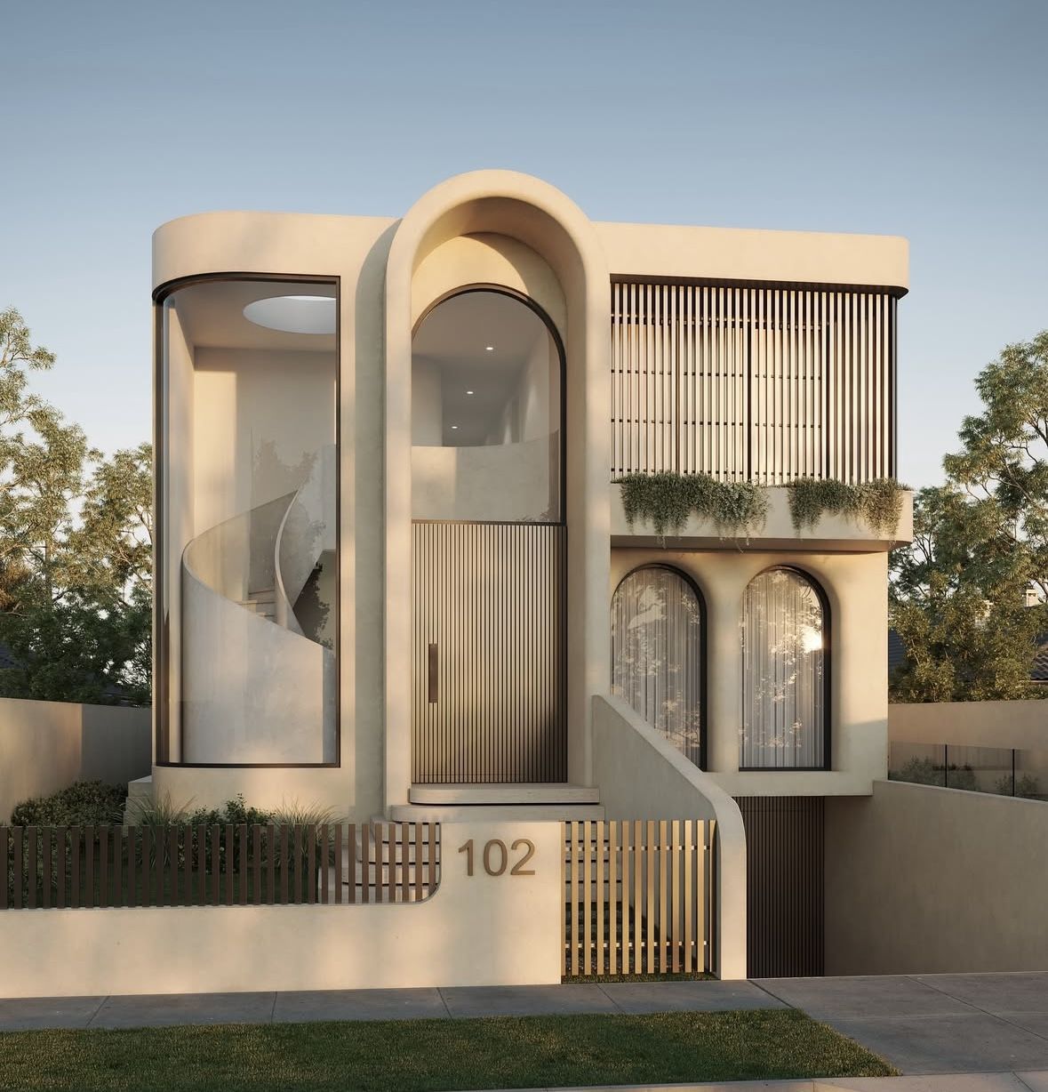 Organic Shapes: Khi đường cong tự nhiên làm mềm khối kiến trúc nguyên bản – Xu hướng nội thất 2026
