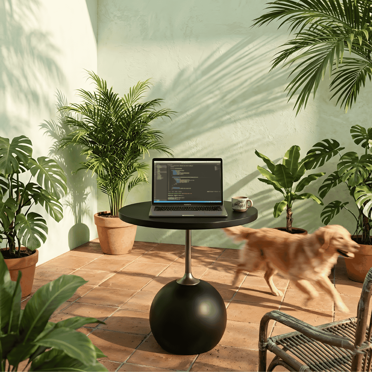 Nội Thất Bàn Ghế Xi Măng Nhẹ – Chân Ái Cho Thời Tiết Giao Mùa Xuân – Hè