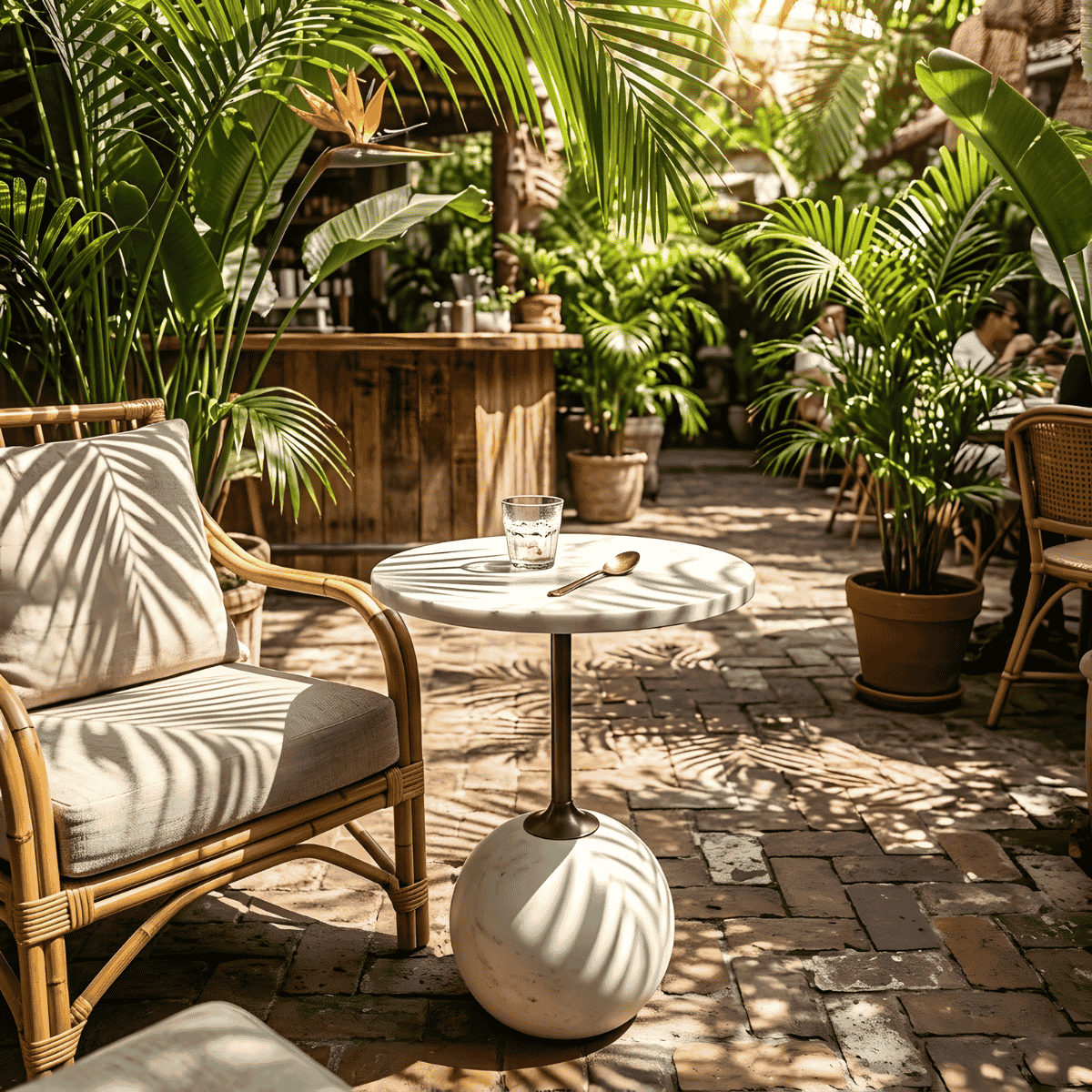 Nội Thất Bàn Ghế Xi Măng Nhẹ – Chân Ái Cho Thời Tiết Giao Mùa Xuân – Hè