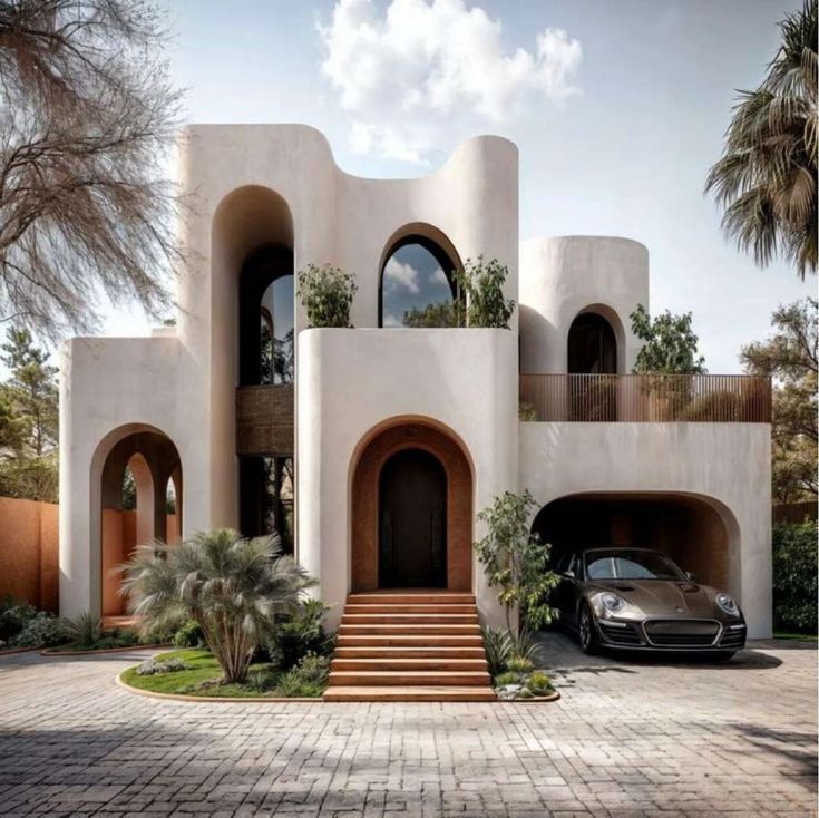 Organic Shapes: Khi đường cong tự nhiên làm mềm khối kiến trúc nguyên bản – Xu hướng nội thất 2026