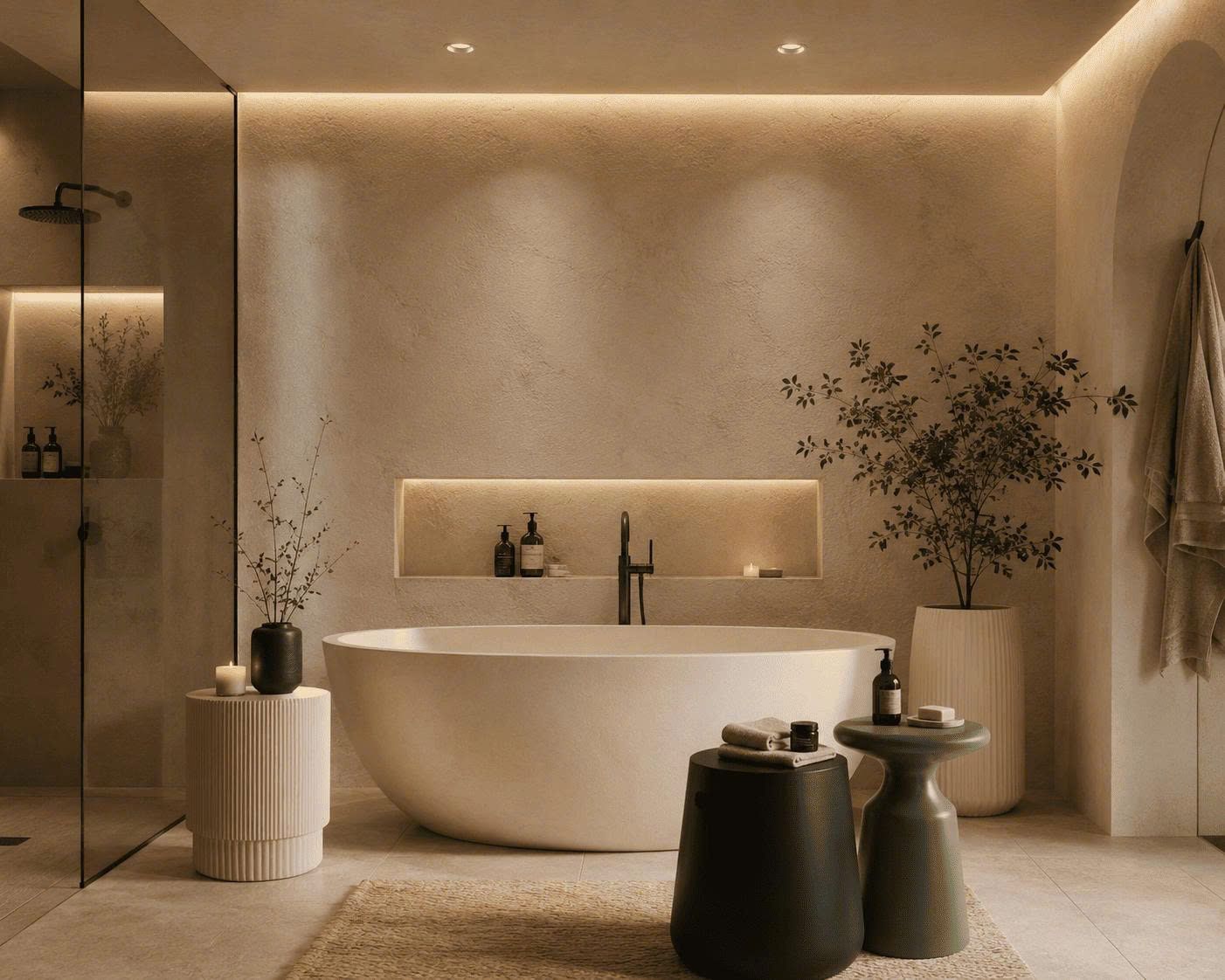 Thiết kế phòng tắm spa tại nhà: Xu hướng Bathroom Upgrade nâng tầm sống thượng lưu 2026