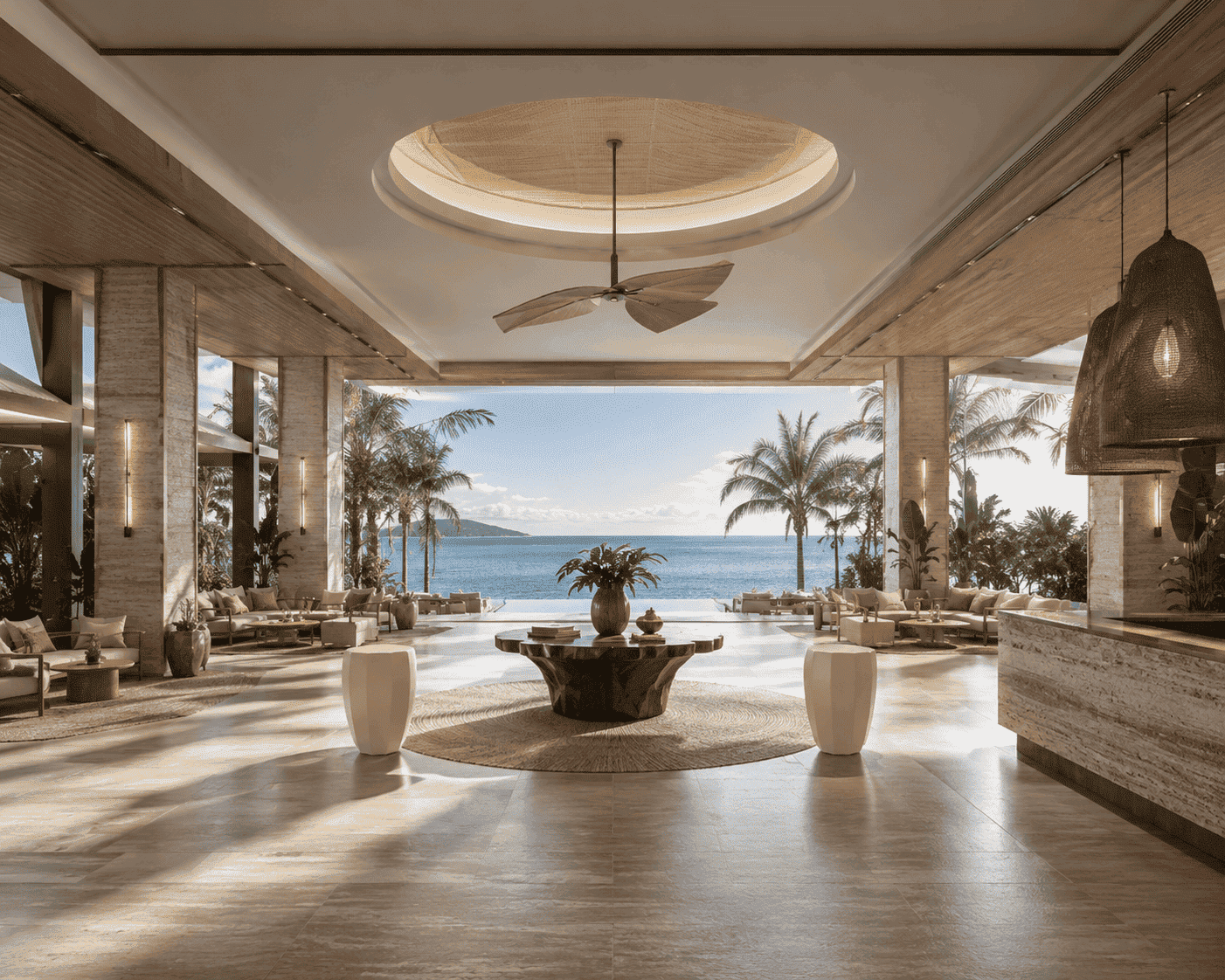 Thiết kế nội thất resort biển: Giải pháp bền vững và chuẩn gu nghỉ dưỡng