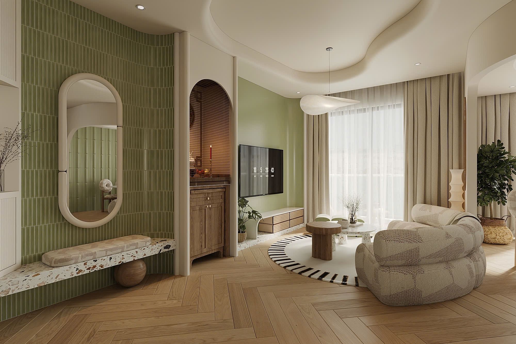 Dự Án Matcha & Croissant Apartment: Khi Hương Vị Ngọt Ngào Hòa Quyện Vào Không Gian Sống
