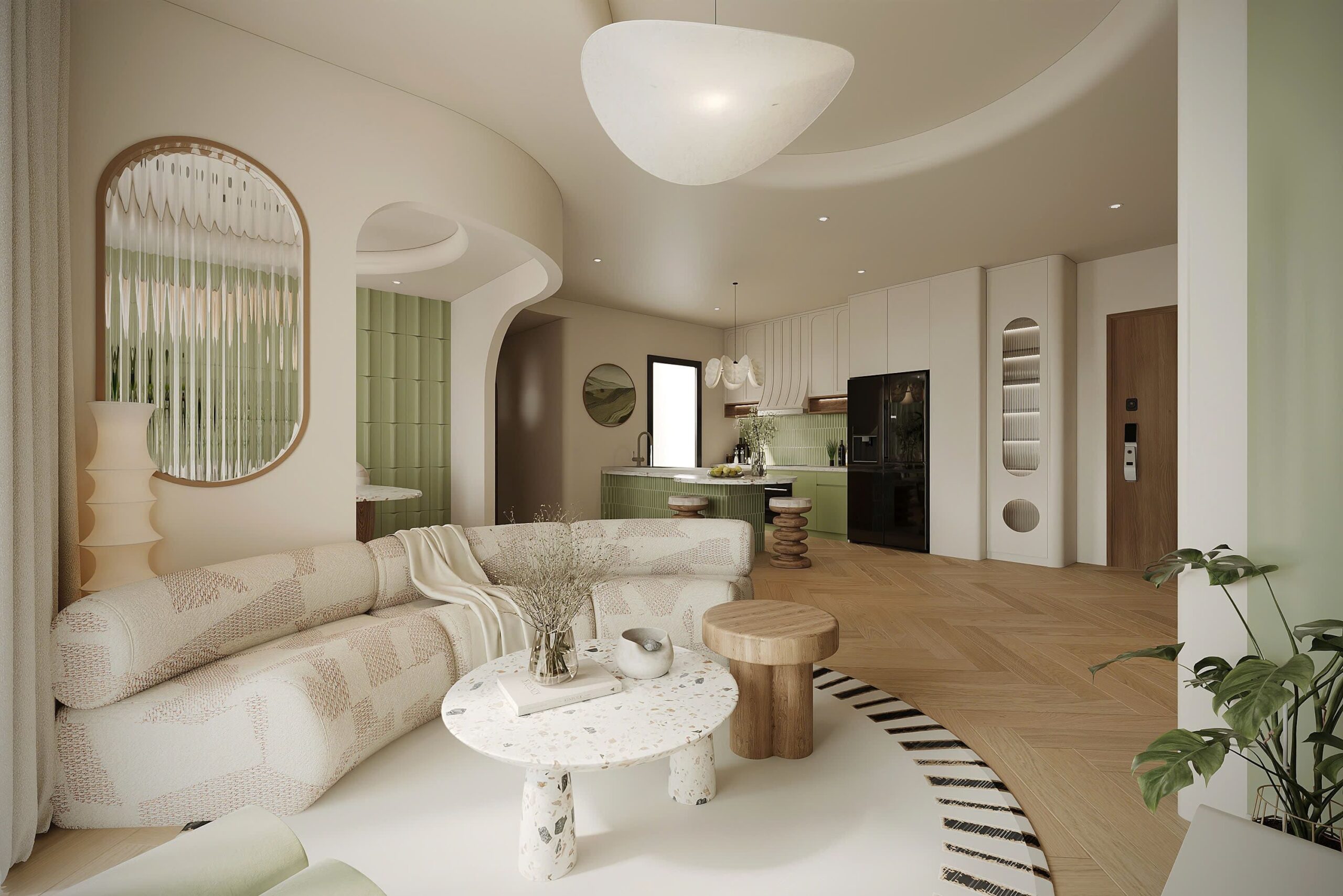 Dự Án Matcha & Croissant Apartment: Khi Hương Vị Ngọt Ngào Hòa Quyện Vào Không Gian Sống