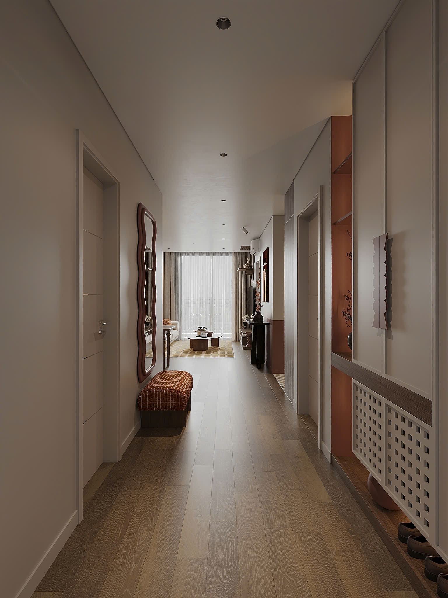 Dự Án Hồn Xưa Trong Phố Thị: Bản Giao Hưởng Mid-Century Modern Đầy Nghệ Thuật Của Ben Concept