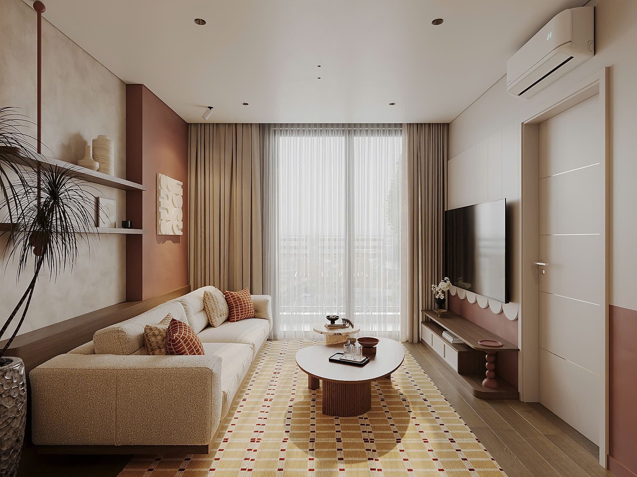 Dự Án Hồn Xưa Trong Phố Thị: Bản Giao Hưởng Mid-Century Modern Đầy Nghệ Thuật Của Ben Concept