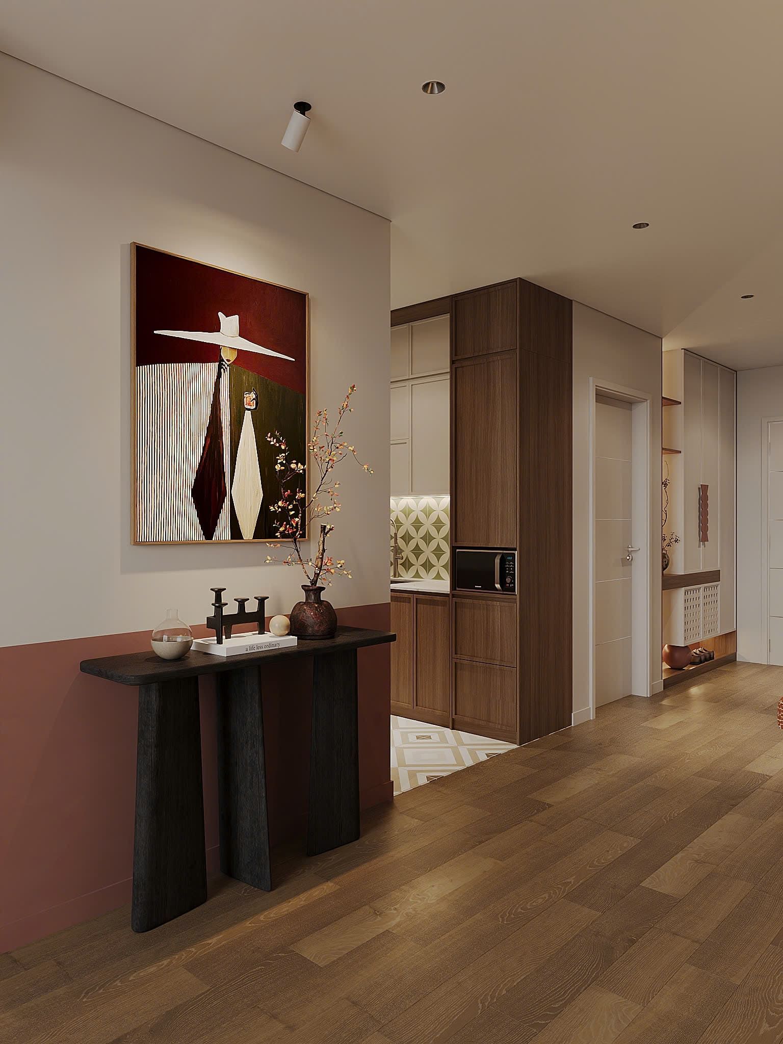 Dự Án Hồn Xưa Trong Phố Thị: Bản Giao Hưởng Mid-Century Modern Đầy Nghệ Thuật Của Ben Concept