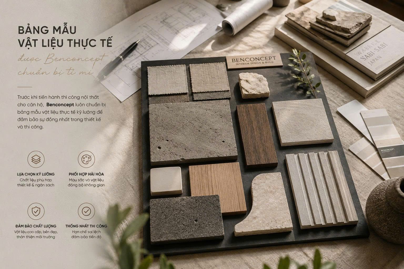 Thi Công Nội Thất Trọn Gói: Đưa Ý Tưởng Thô Mộc Ra Đời Thực Chuẩn 98% So Với 3D