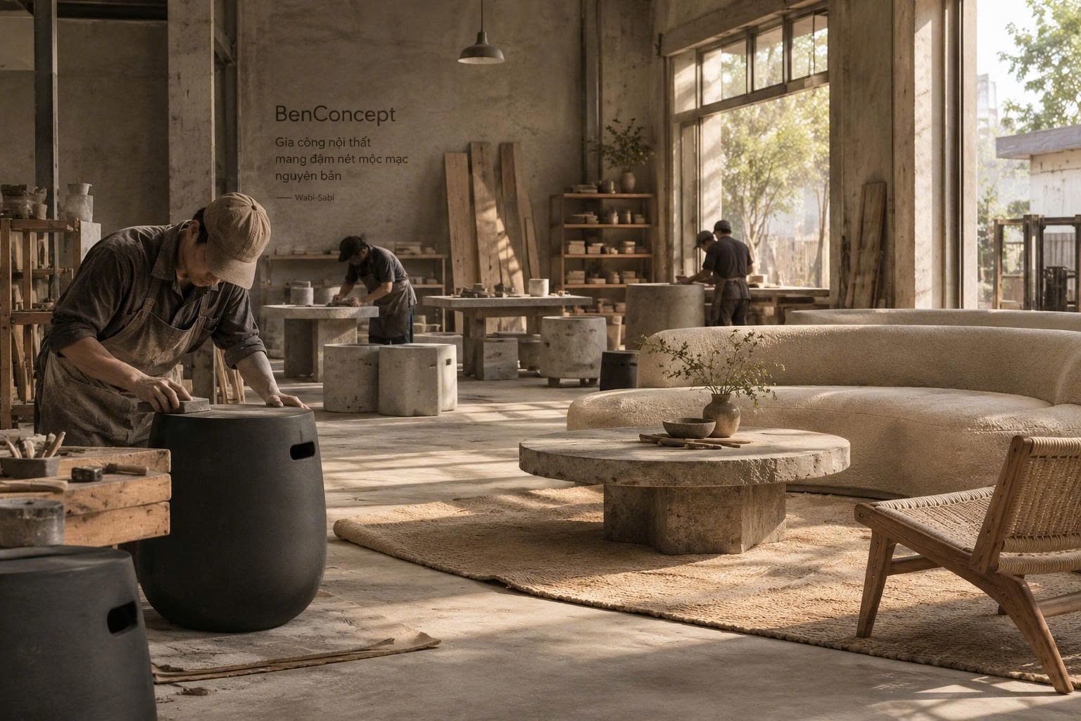 5 Ý Tưởng Thiết Kế Nội Thất Phòng Khách Wabi-Sabi Đón Mùa Giao Thoa Tràn Đầy Hơi Ấm